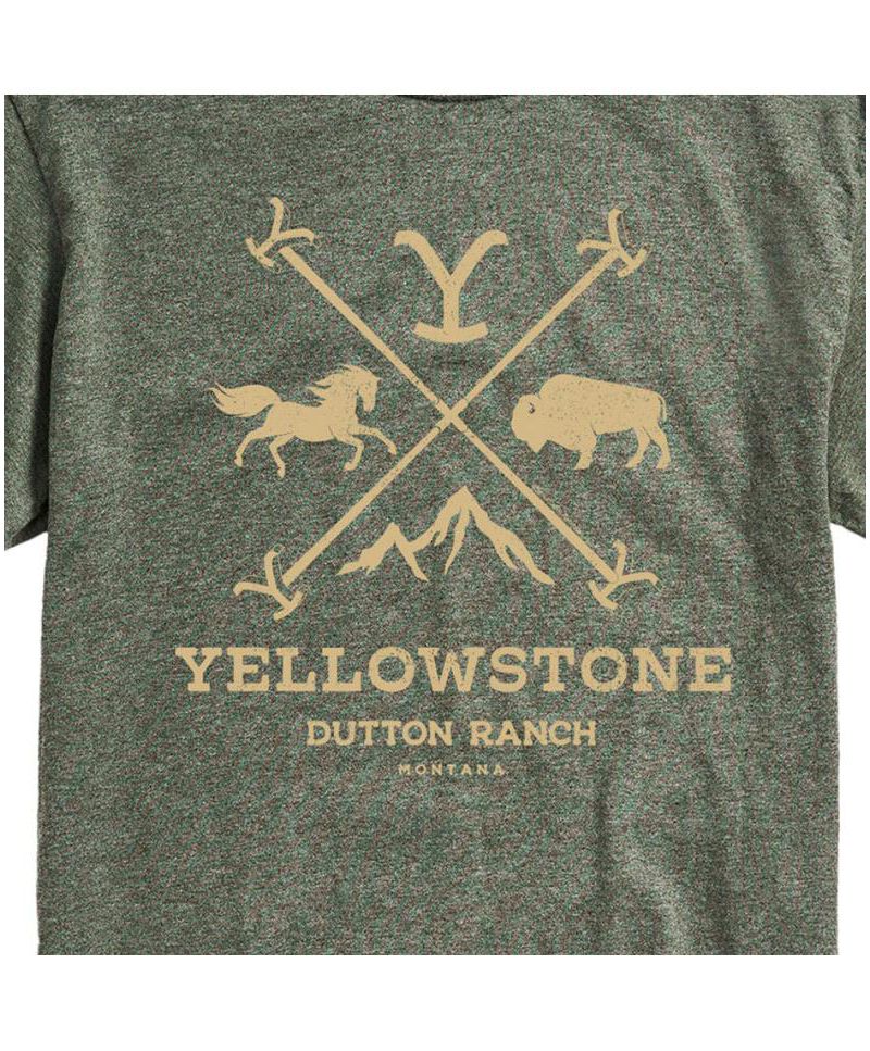 Hybrid Apparel Yellowstone Mens Short Sleeve Tee