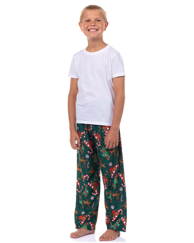 Boys' 4-20 Candy Cane Christmas Tree Reindeer Pajama Pants