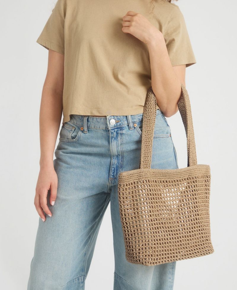 Women's Casual Classics Crochet Tote Bag