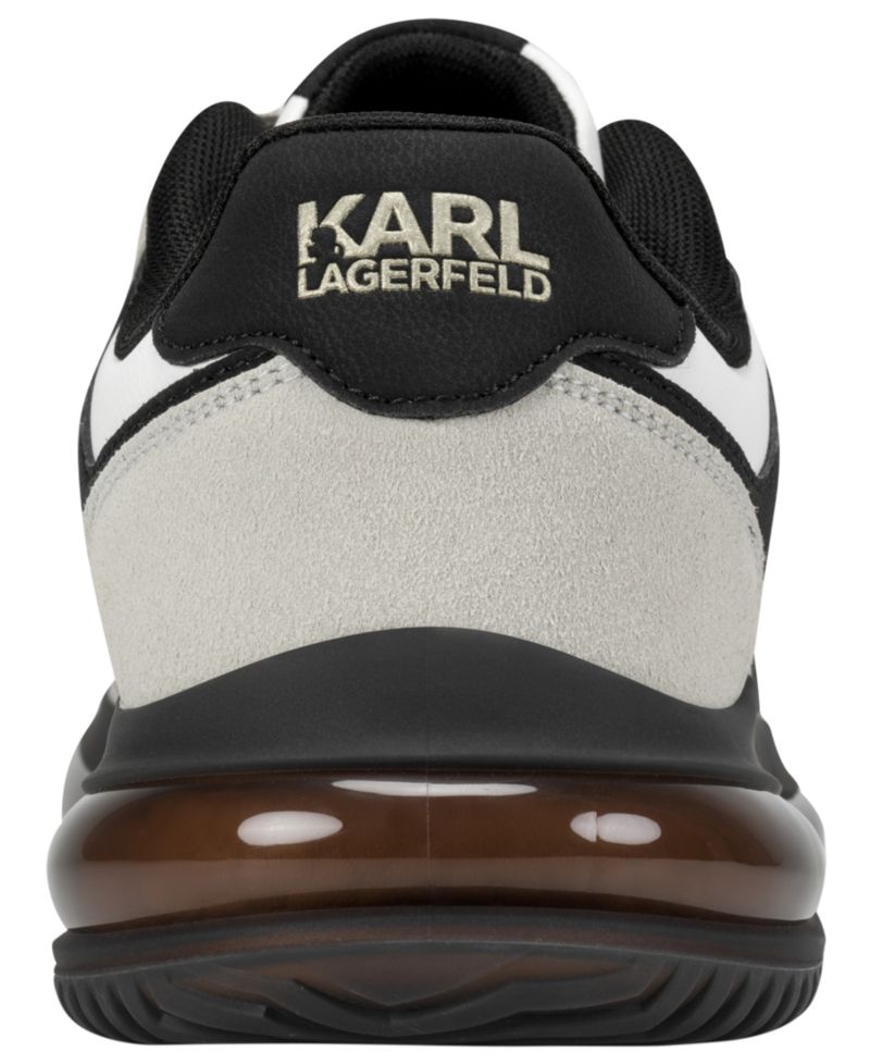 Karl Lagerfeld Men's Nadir Mixed-Media Lace-Up Runner Sneakers