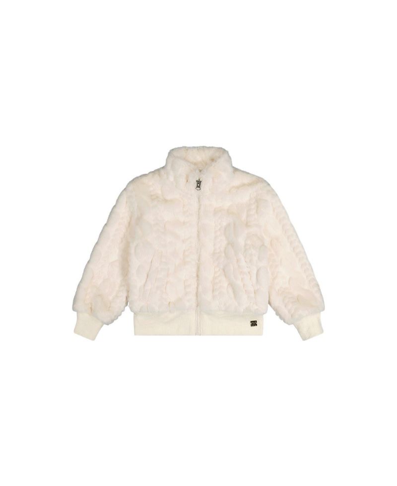 Toddler Girl (2-5) Faux Fur Jacquard Jacket