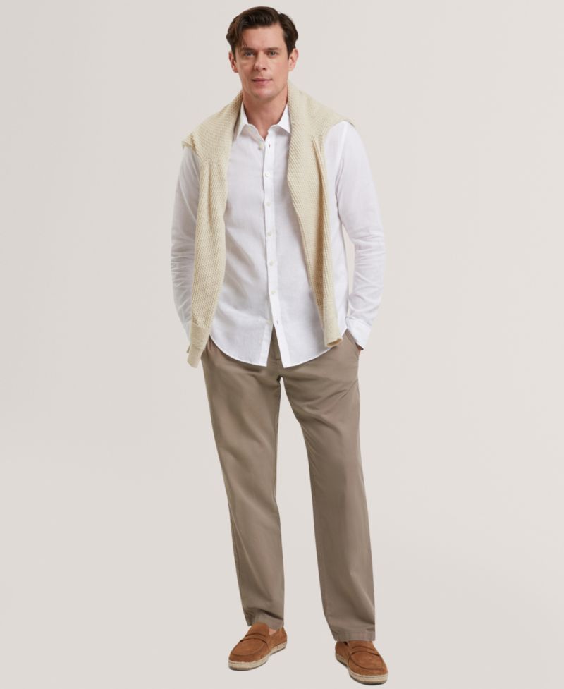 Men's Prynn Long-Sleeve Solid Shirt