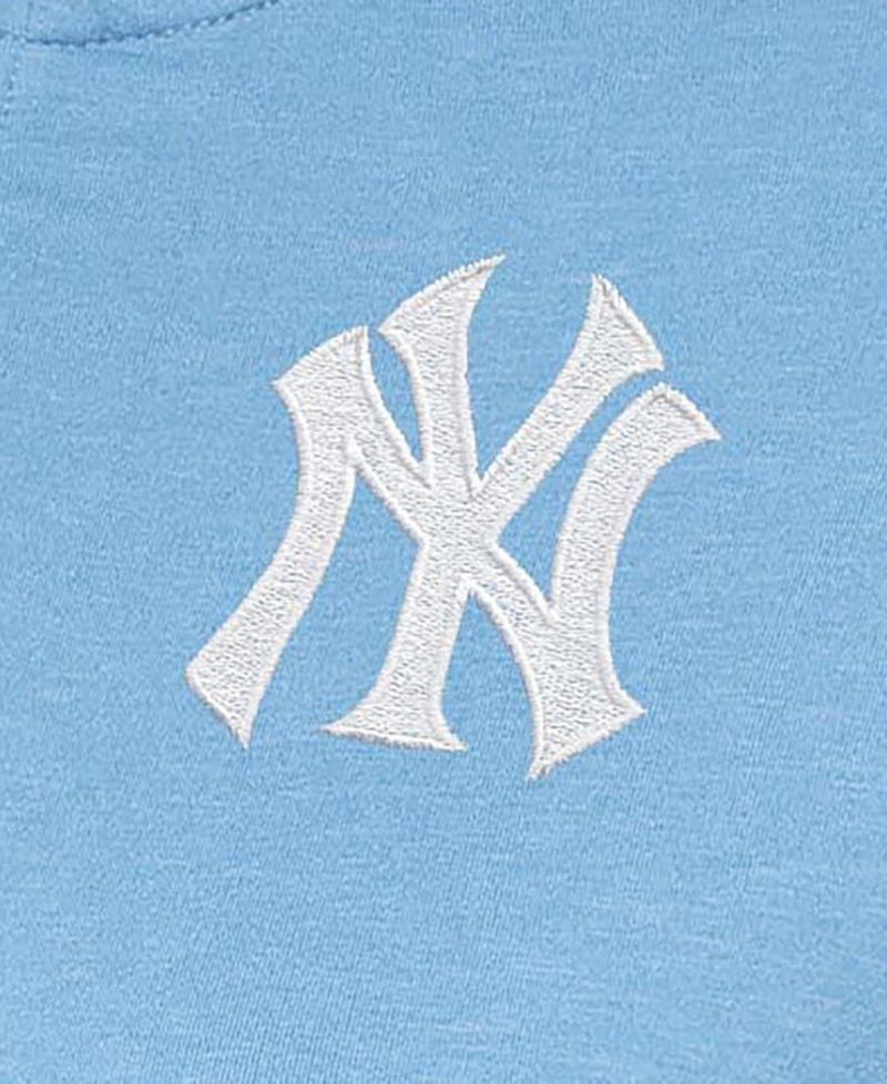 Women's Light Blue New York Yankees Mentor Quarter-Zip