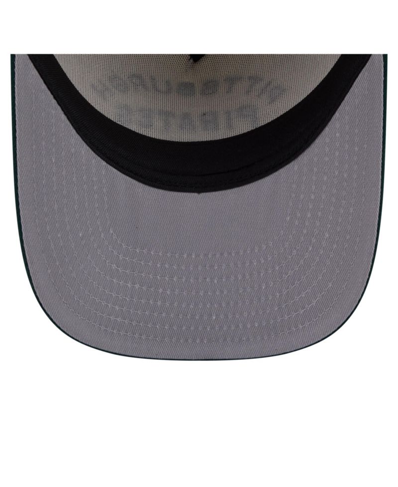 Men's Cream/Dark Green Pittsburgh Pirates Chrome A-Frame 9FIFTY Snapback Hat