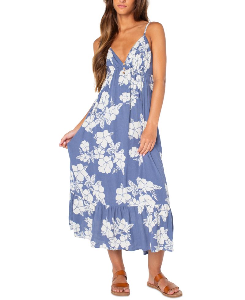 Women's Warm Rays Floral-Print Midi Dress
