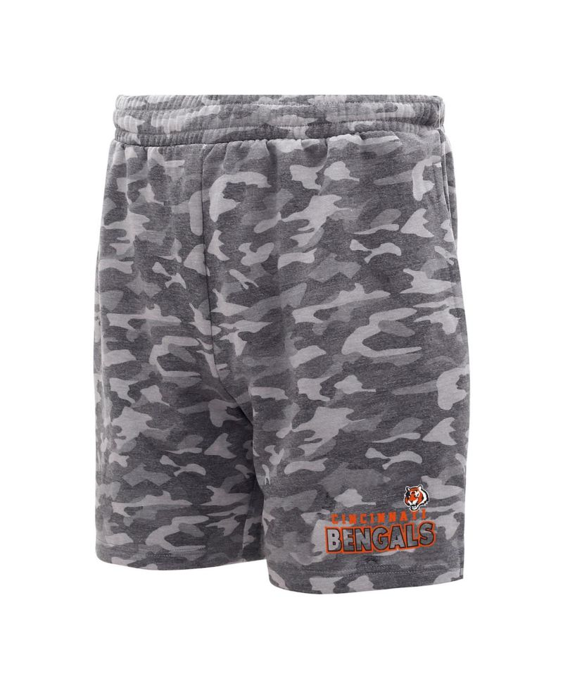 Men's Charcoal Cincinnati Bengals Biscayne Camo Shorts