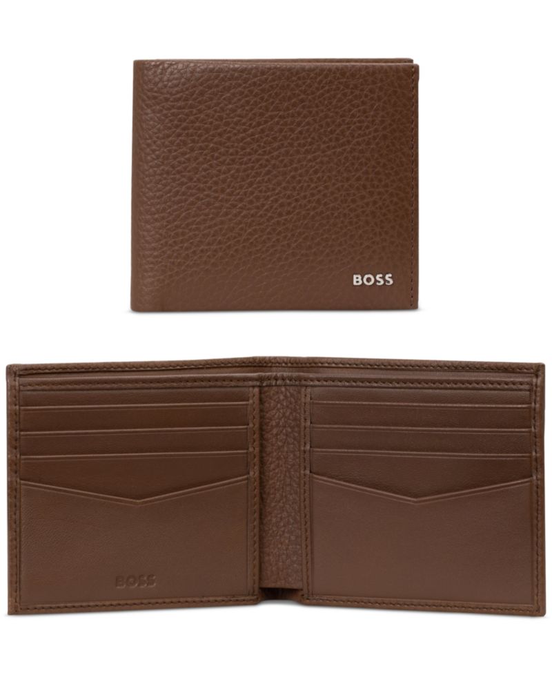 Boss Men's New Crosstown Bifold Leather Wallet