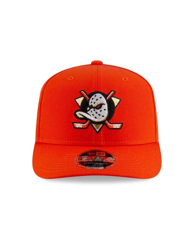 Men's Orange Anaheim Ducks 9SEVENTY Adjustable Hat