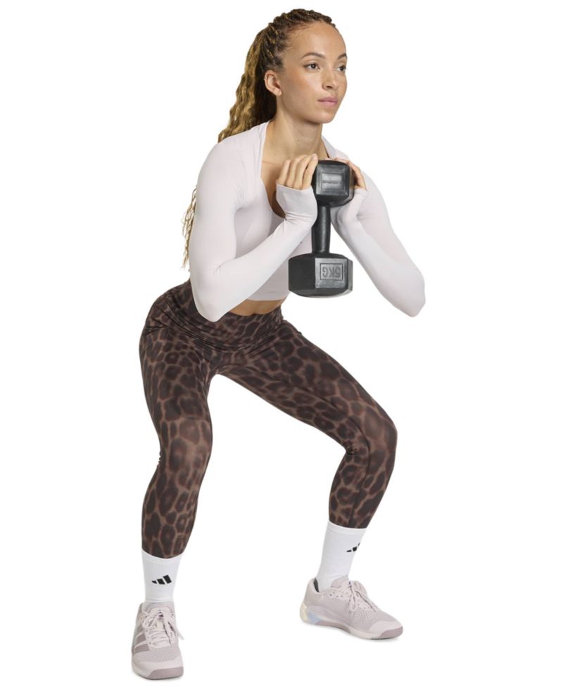 Women's Optim&eacute; Leopard 7/8 Leggings