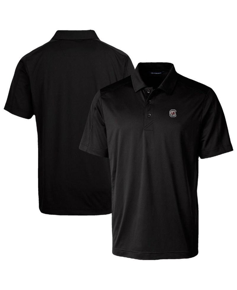 Men's Black South Carolina Gamecocks Prospect Eco Textured Stretch Polo Shirt