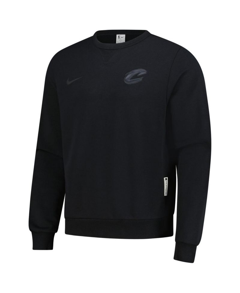 Men's Black Cleveland Cavaliers Authentic Standard Issue Travel Dri-FIT Sweatshirt
