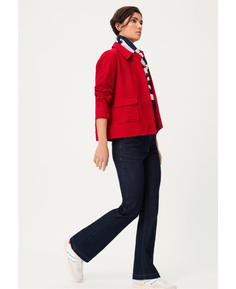 Women's Collared Woven Jacket