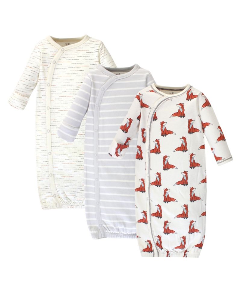 Baby Boys Natural Soft Cotton Kimono Gowns