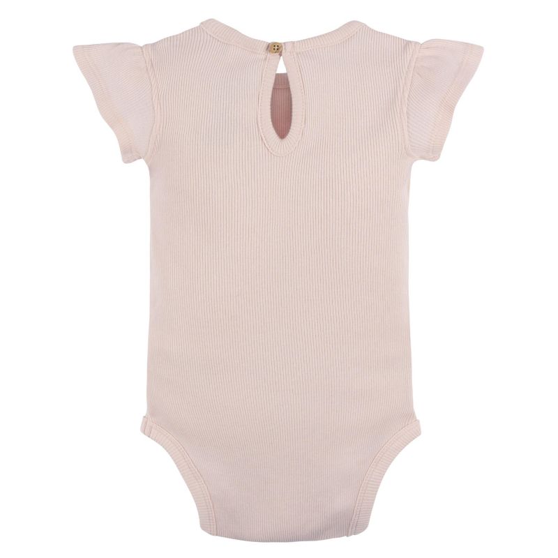 Baby Girls Crystal Pink Bodysuit and Shorts Set, 2-Pack
