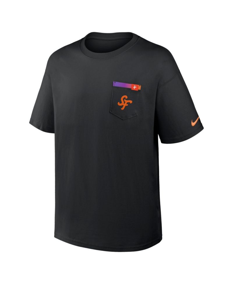 Men's Black San Francisco Giants City Connect Max90 Pocket T-Shirt