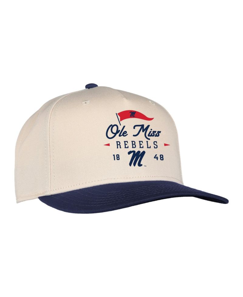 Men's and Women's Cream Ole Miss Rebels The 1995 Adjustable Hat