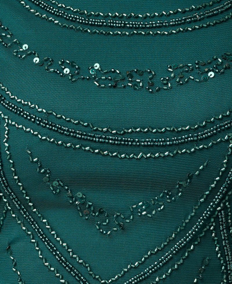 Women's Beaded Cap-Sleeve Sheath Dress
