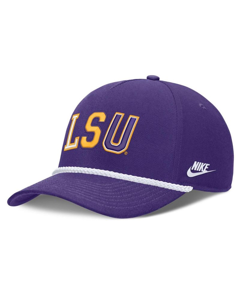 Men's and Women's Purple LSU Tigers 2026 Basketball Refresh 5-Panel Rope Rise Hat