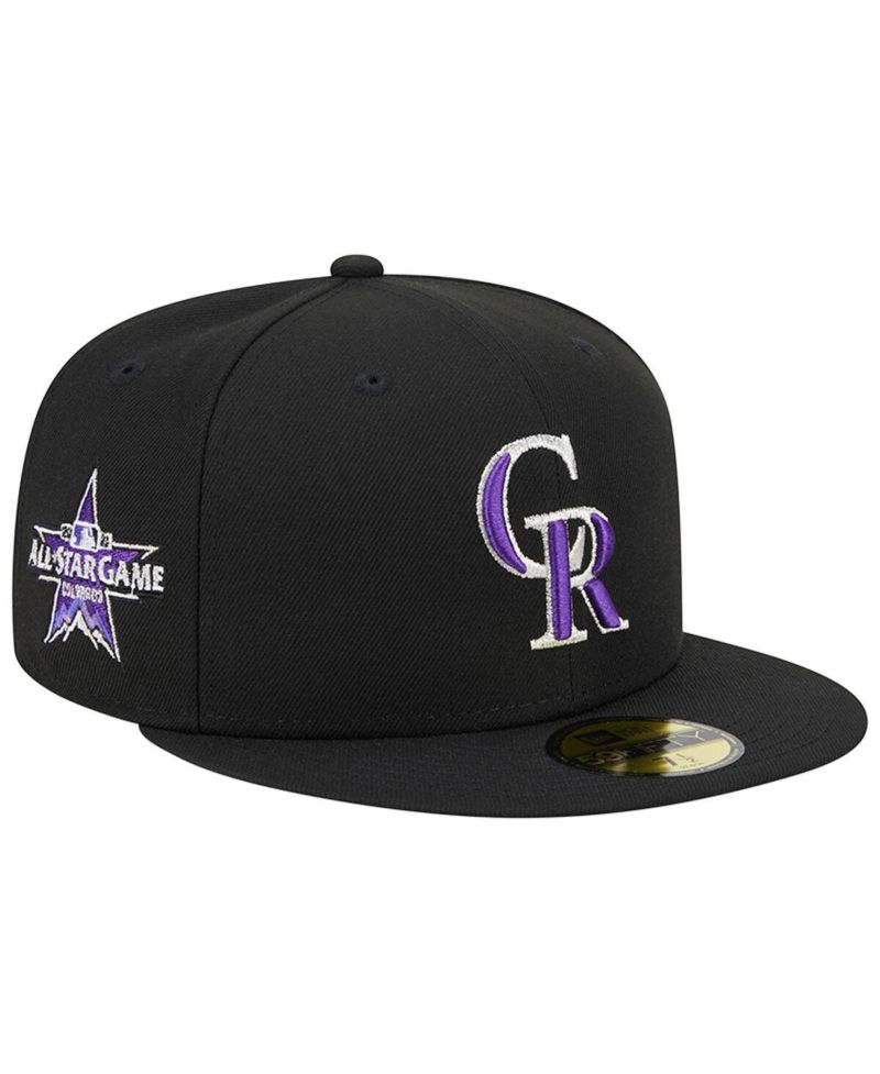 Men's Black Colorado Rockies 2021 MLB All-Star Game Team Color 59FIFTY Fitted Hat