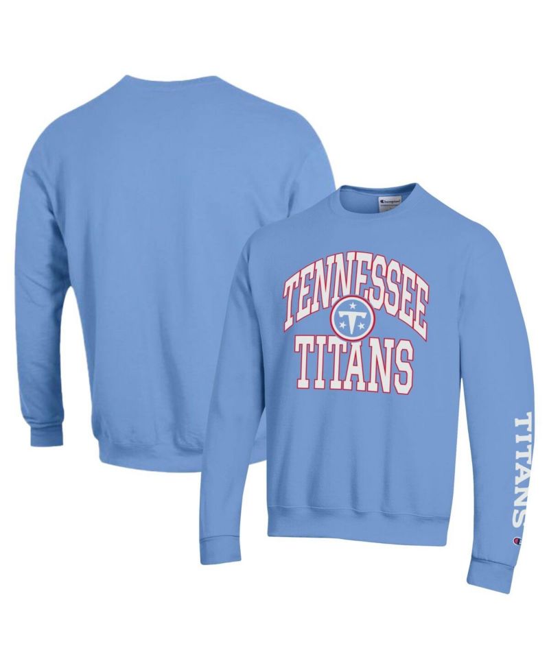Men's Light Blue Tennessee Titans Powerblend Fleece Sweatshirt