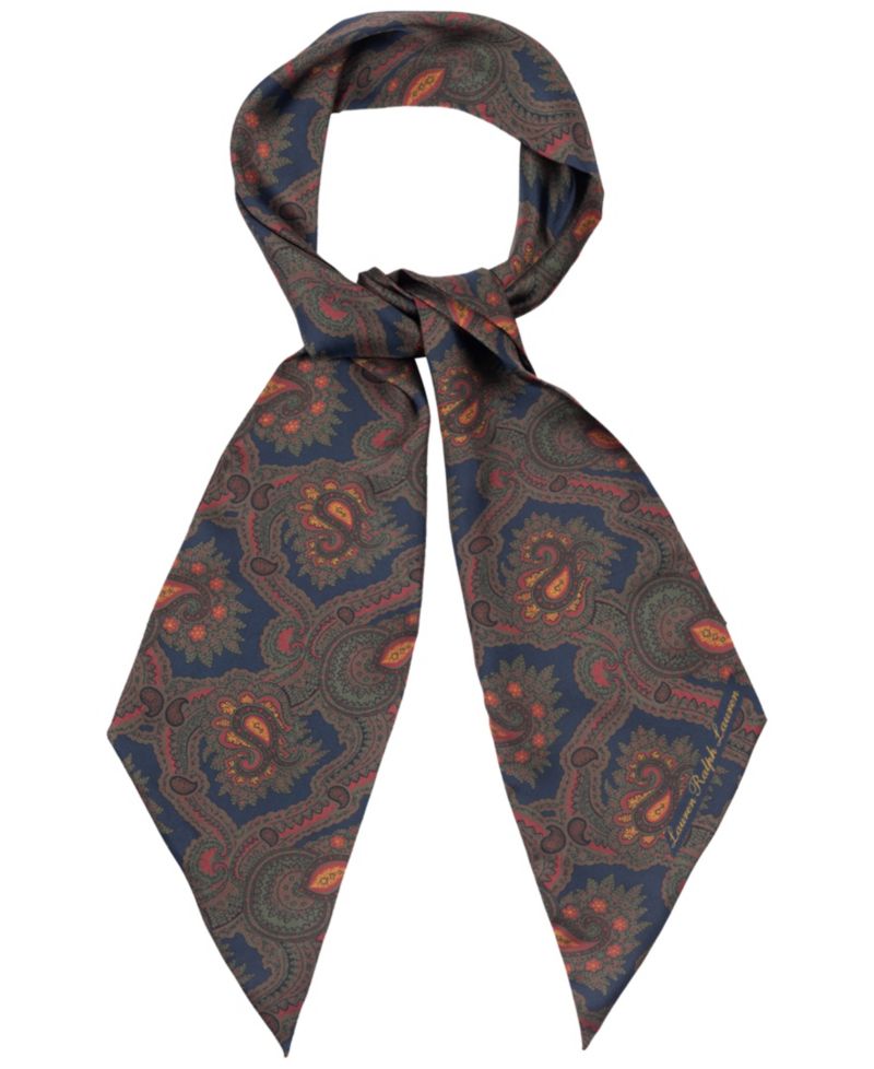 Paisley Skinny Scarf