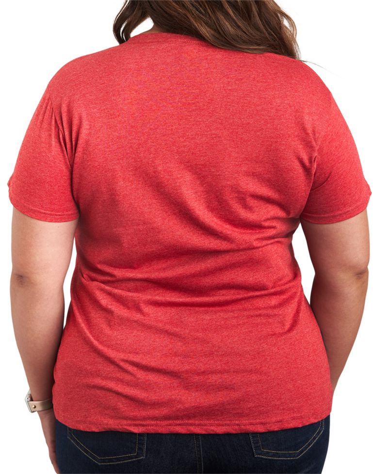 Plus Size Trendy Peanuts Too Cute To Pinch Graphic Crew Neck T-Shirt