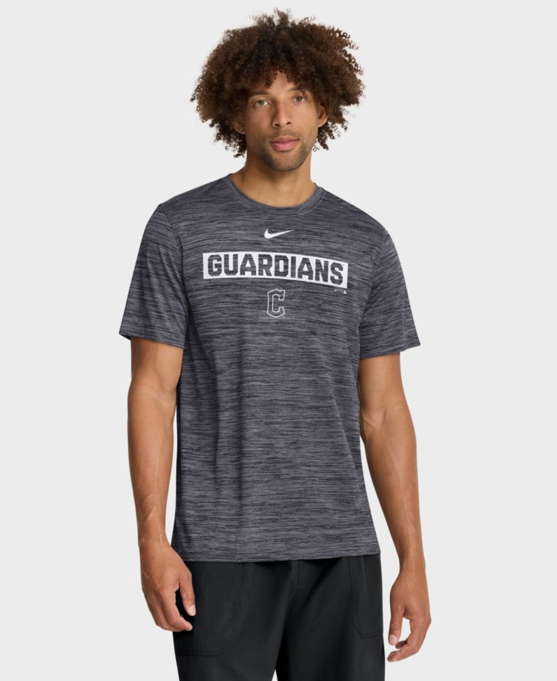 Men's Black Cleveland Guardians Velocity Dri-FIT T-Shirt