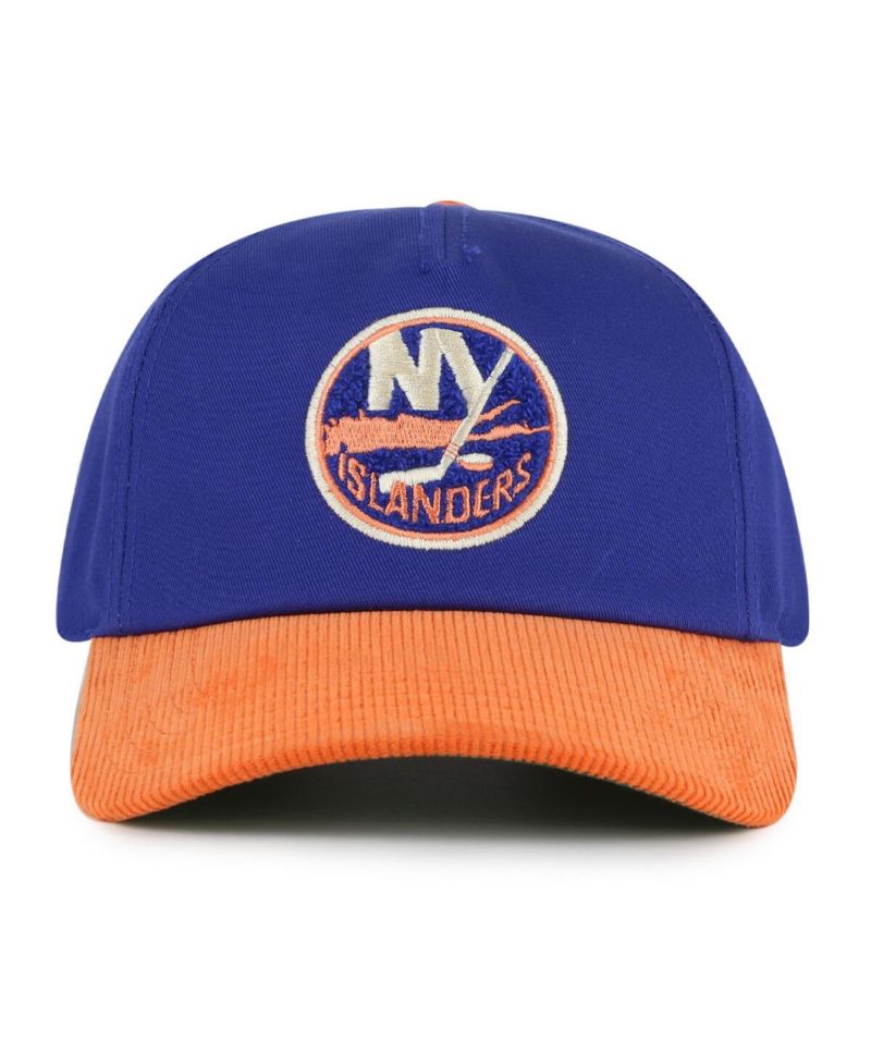 Men's Royal/Orange New York Islanders Burnett Adjustable Hat
