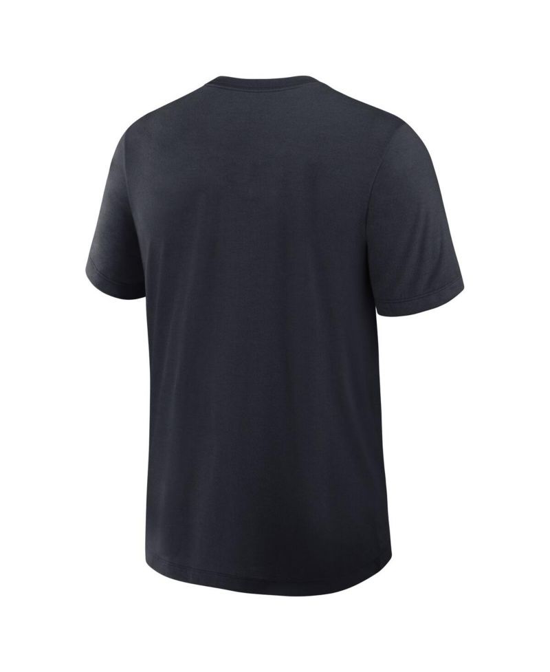 Men's Navy Washington Nationals Authentic Collection Early Work Tri-Blend Dri-FIT T-Shirt