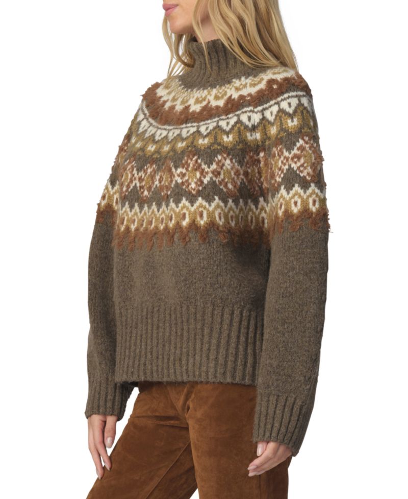 Women's Elva Fair Isle Turtleneck Sweater