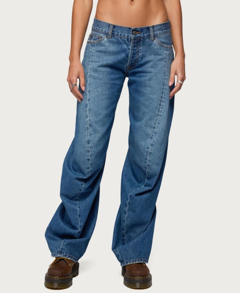 Women's Maiah Low Rise Barrel Jeans