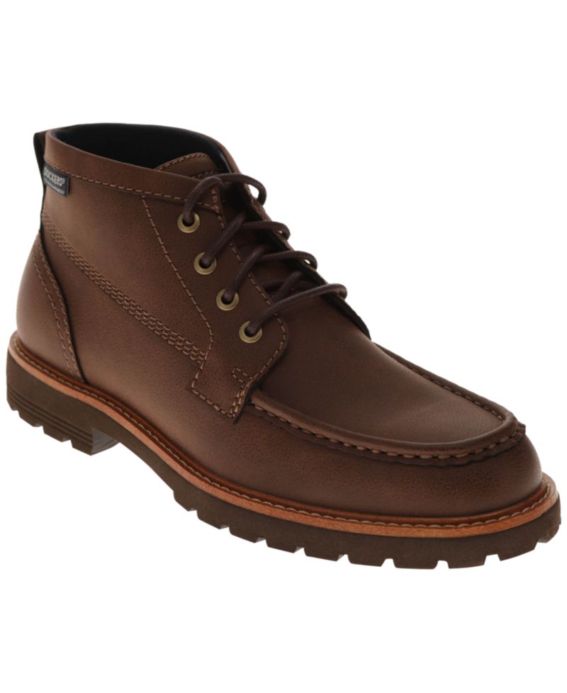 Men's Weston Lightweight Lugged Lace-Up Moc-Toe Boots