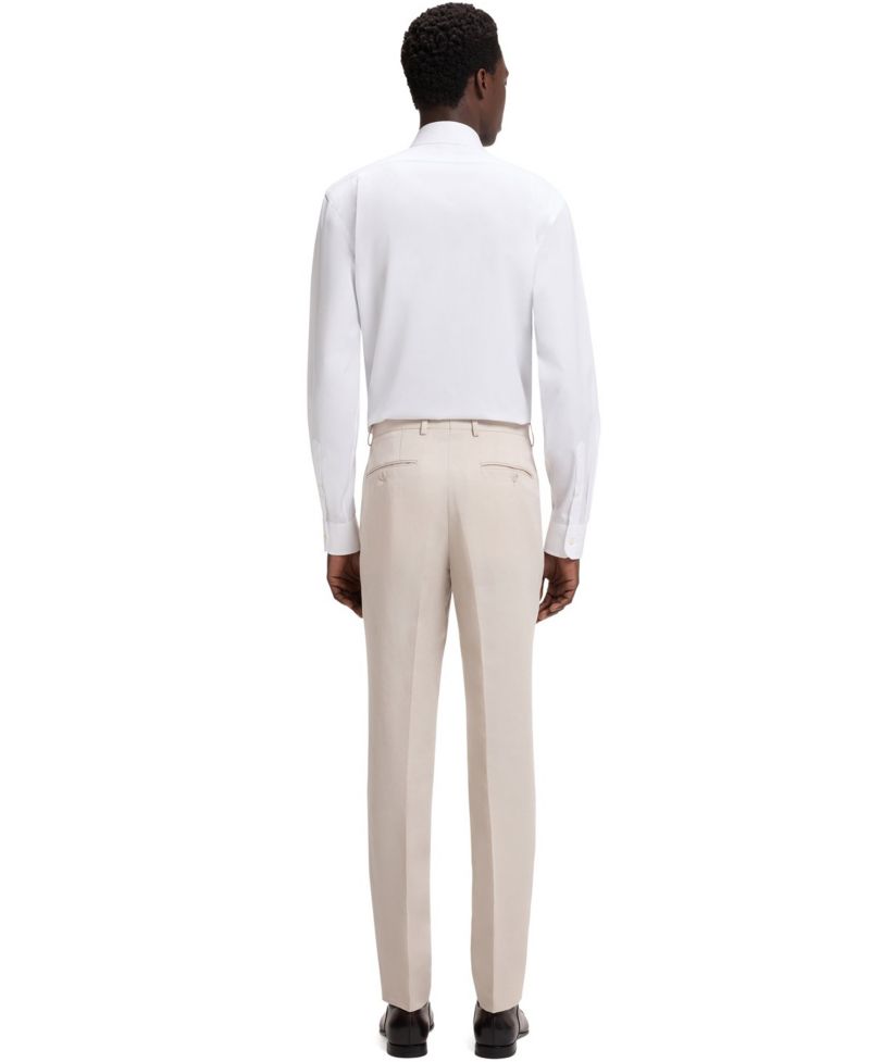 BECKHAM x BOSS Men's Slim-fit Cotton Dress Shirt