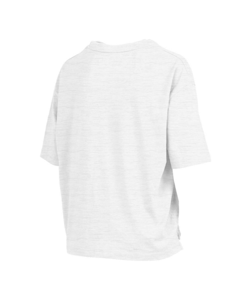 Women's White Wisconsin Badgers Harmony Oversized T-Shirt