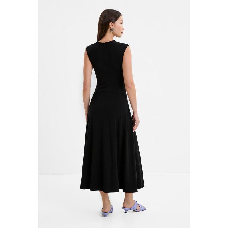 Women's Alina Sleeveless Round-Neck Flowy Jersey Midi Dress