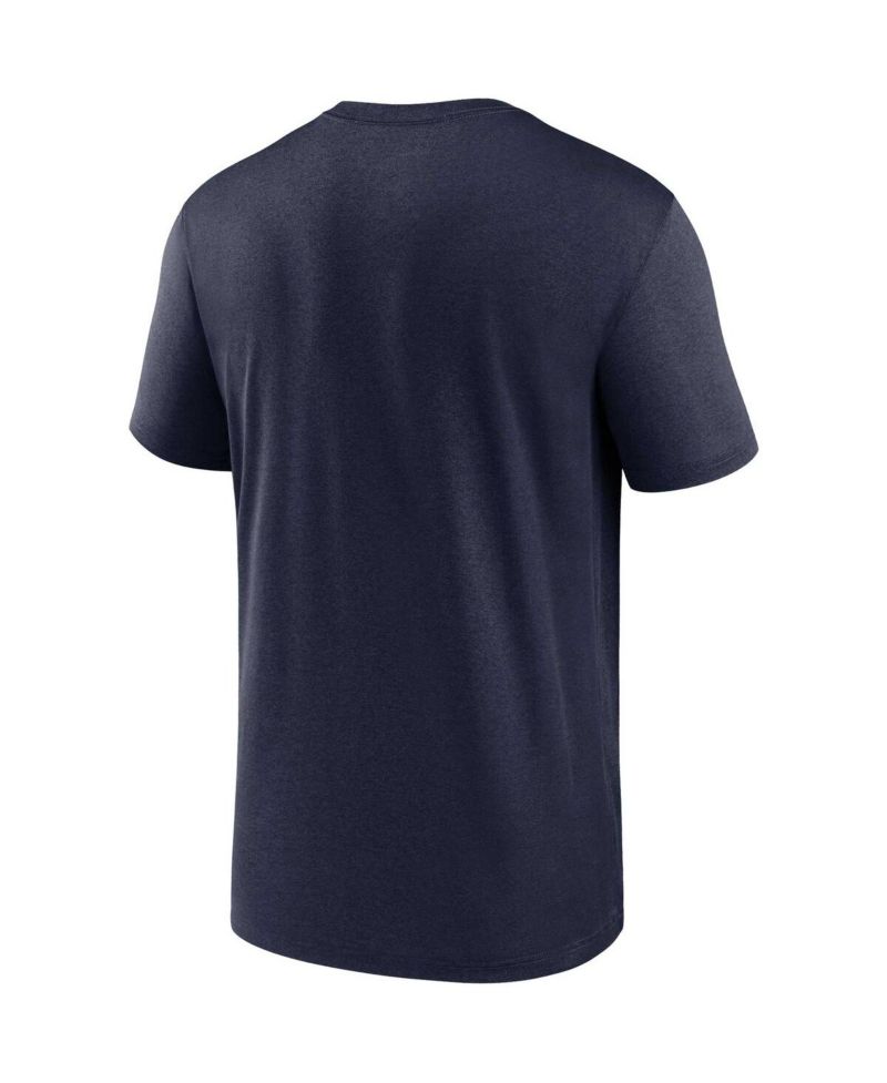 Men's Navy Dallas Cowboys Legend Logo Performance T-shirt