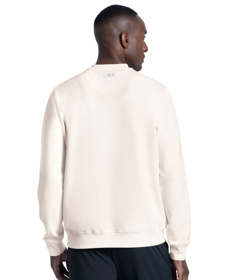 Men's Cream New York Giants Finish Line Sweatshirt