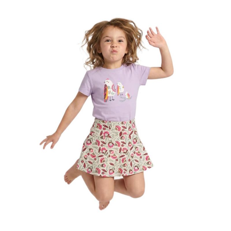Big Girls Organic Cotton Short Sleeve Graphic T-Shirt 2-pack