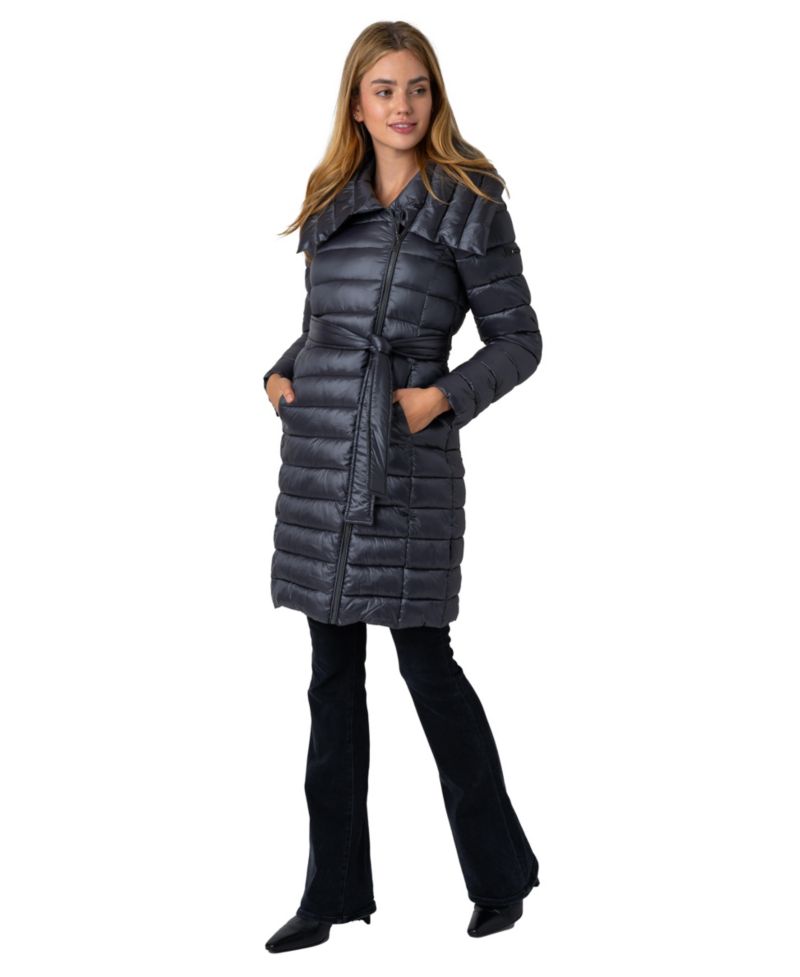 Women's ASYM PUFFER 38" BELTED