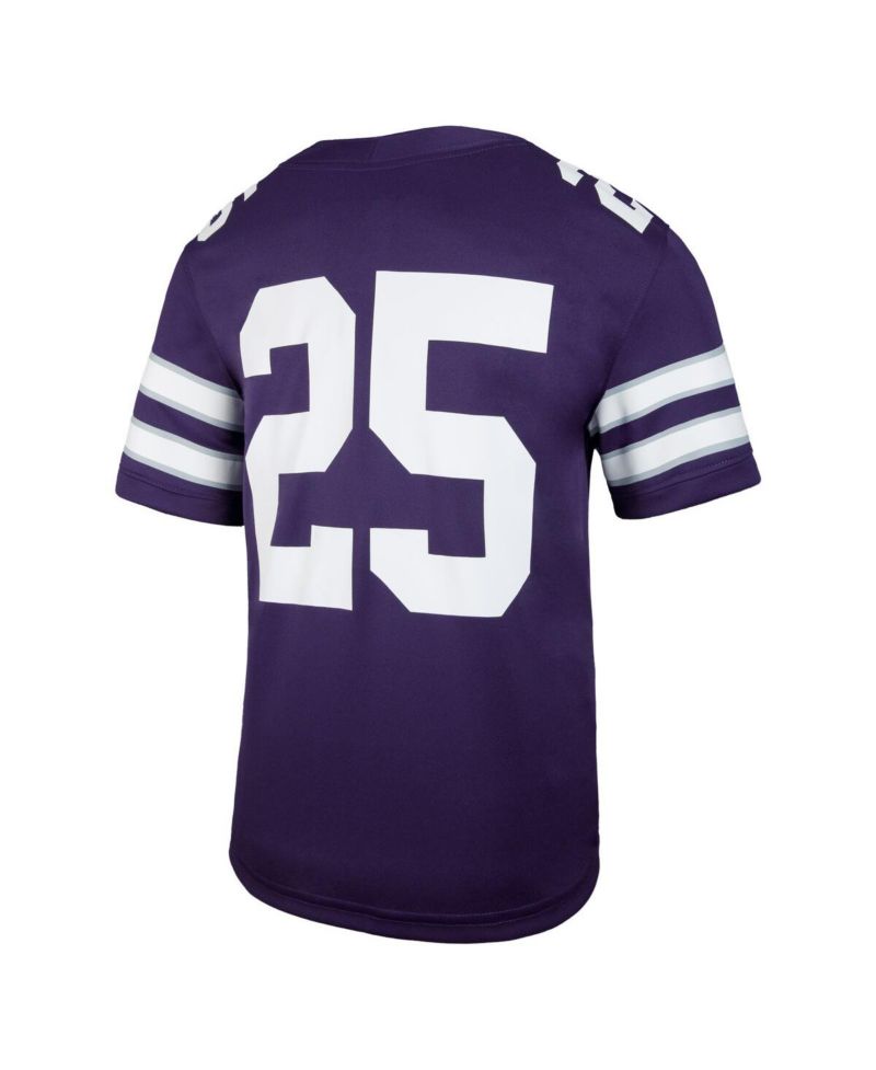 Big Boys and Girls 25 Purple Kansas State Wildcats Untouchable Replica Game Jersey