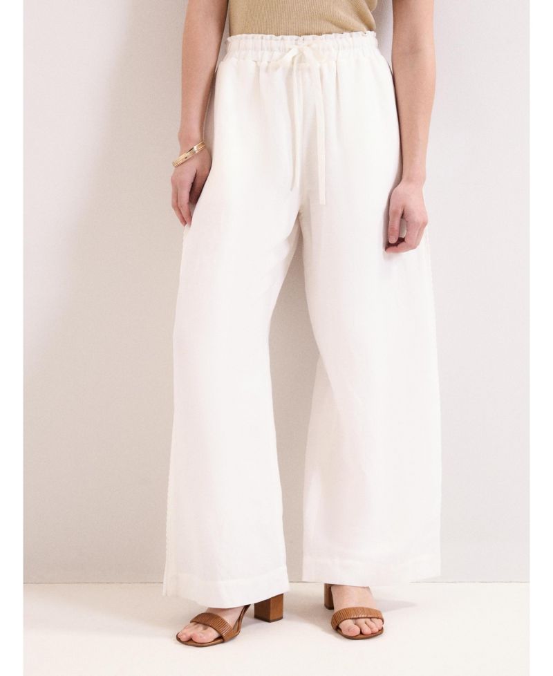 Women's Rowan Wide Leg Linen Trousers