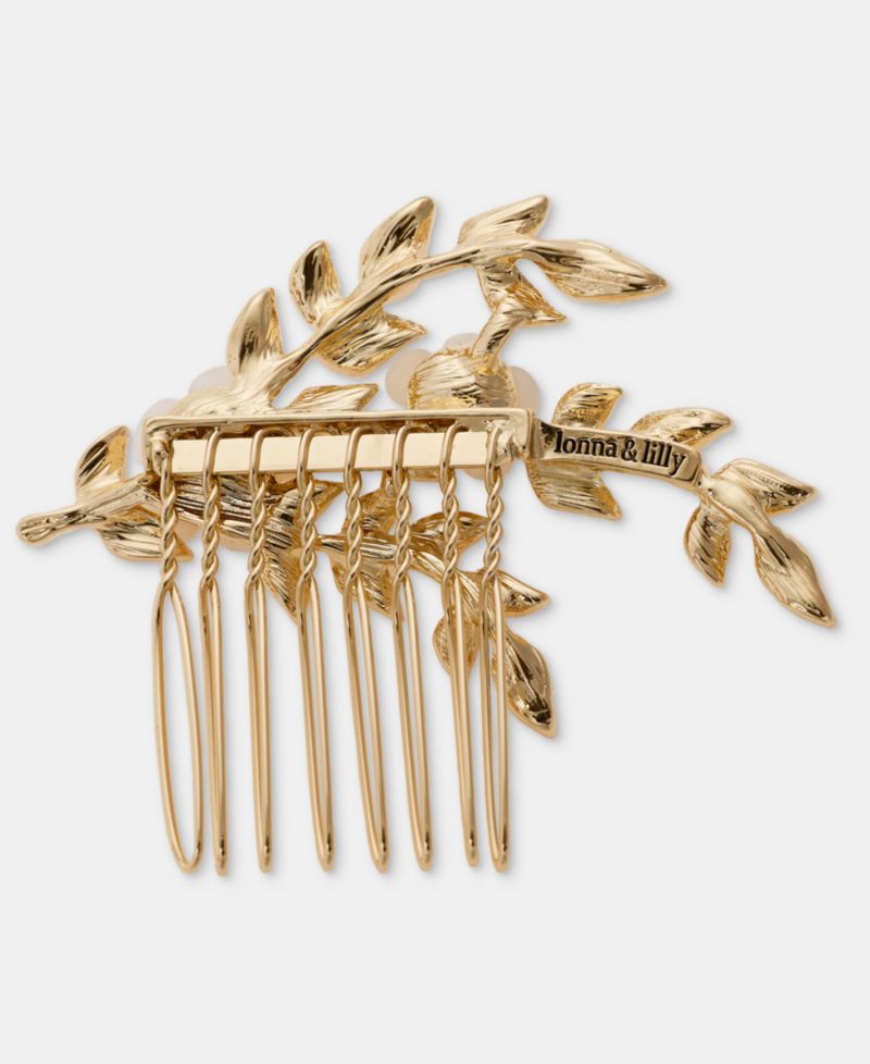 Pav&eacute; Flower Hair Comb