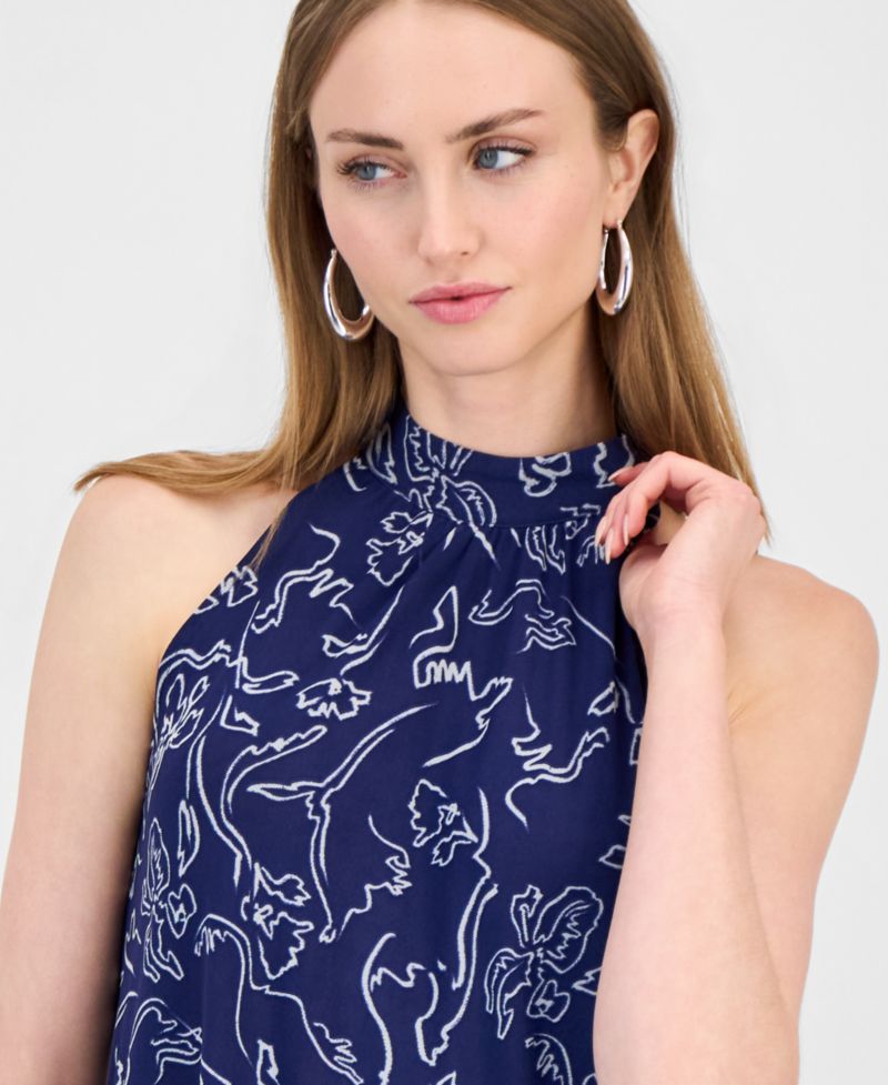 Women's Printed Halter Top
