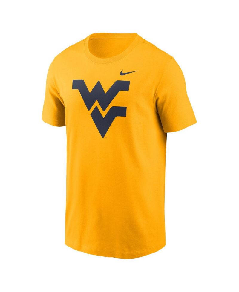 Men's Gold West Virginia Mountaineers Primetime Evergreen Logo T-Shirt