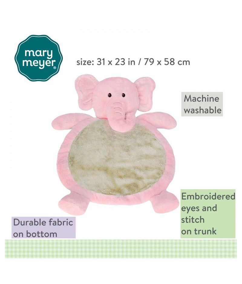 Best ever Ultra Soft Baby Mat, Pink Elephant