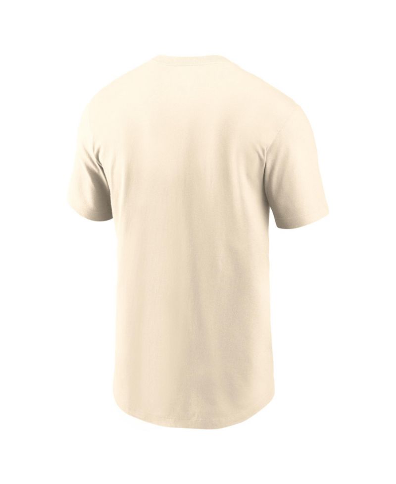 Men's Natural Oklahoma Sooners Legacy Arch Helmet T-Shirt