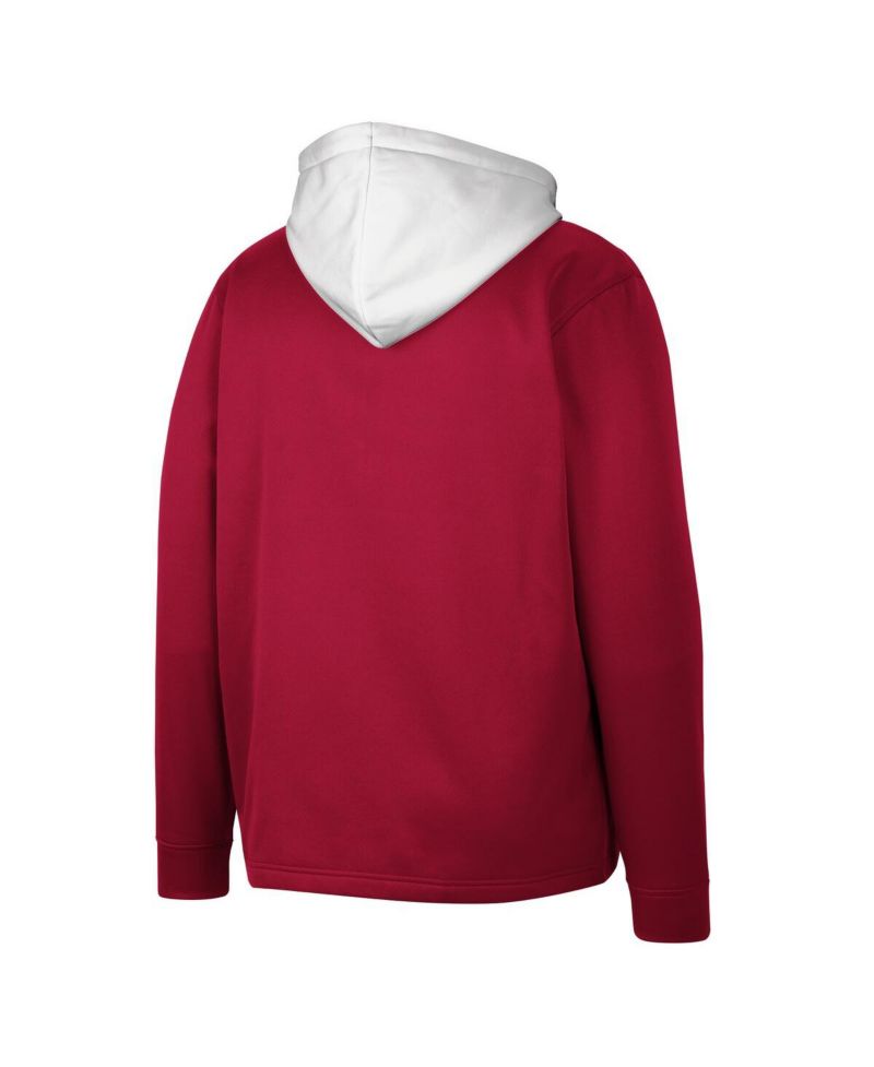 Men's Alabama Crimson Tide Luge 3.0 Quarter-Zip Hoodie