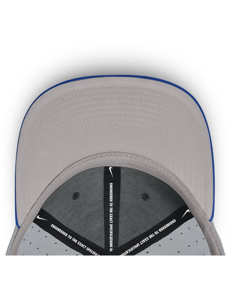 Men's Gray Kentucky Wildcats On-Field Dugout True Performance Fitted Hat