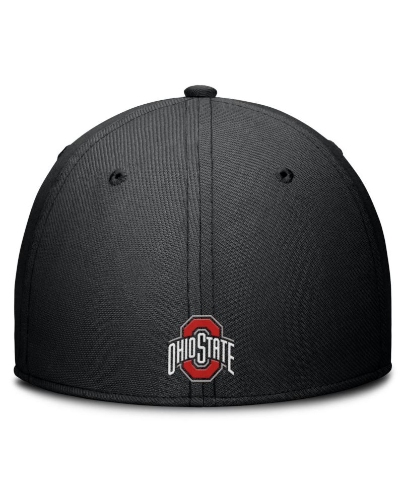 Men's Black Ohio State Buckeyes Rise THE Dri-FIT Flex Hat