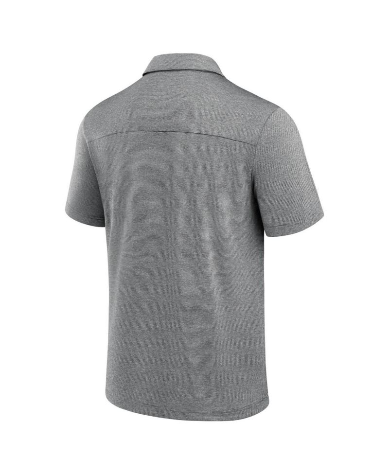 Men's Gray Pittsburgh Steelers Front Office Tech Polo Shirt